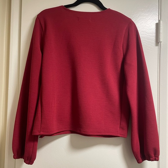NWT Madewell Wrap Top - M - Picture 5 of 7